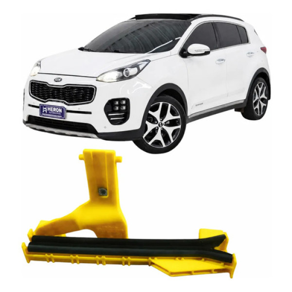 Canaleta Vidro Traseira Esquerda Kia Sportage 2018 531532sa Amarelo