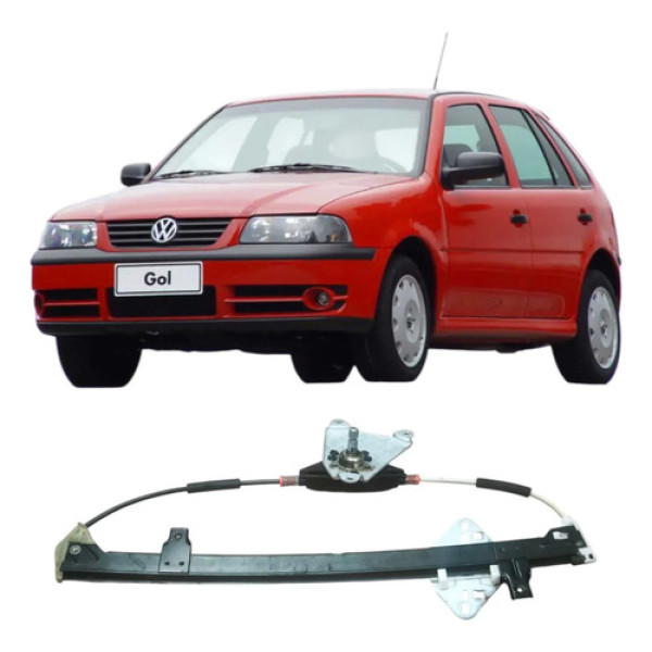 Maquina Vidro Traseiro Esquerdo Volkswagen Gol 2005 Original