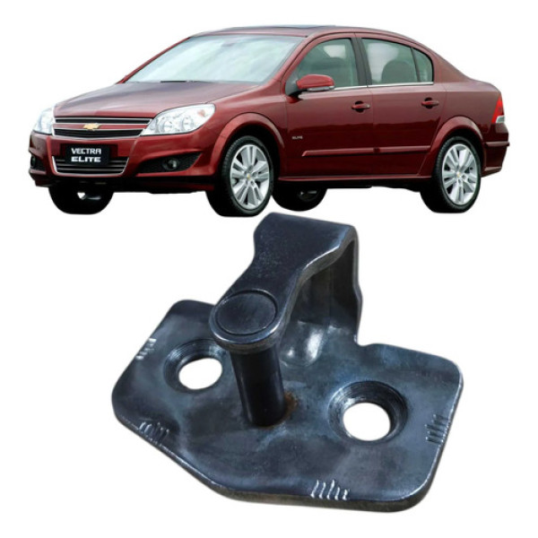 Batente Fechadura Trava Gm Vectra Elite 2009 Prateado