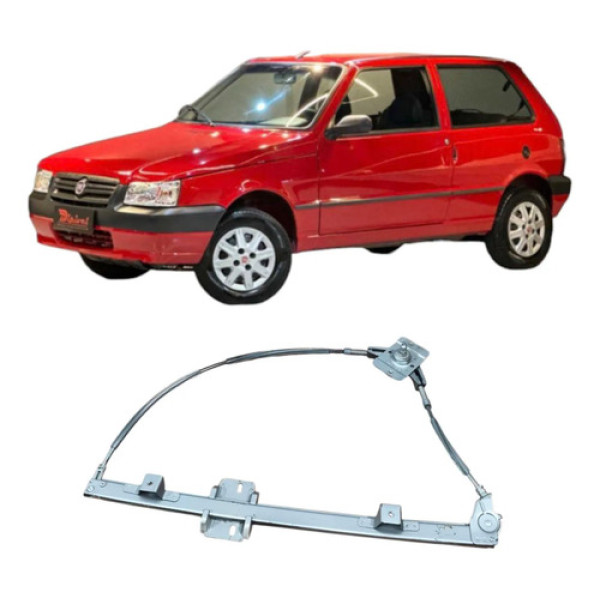 Maquina Dianteira Direita Fiat Uno Mille 2009 1.0 2p 