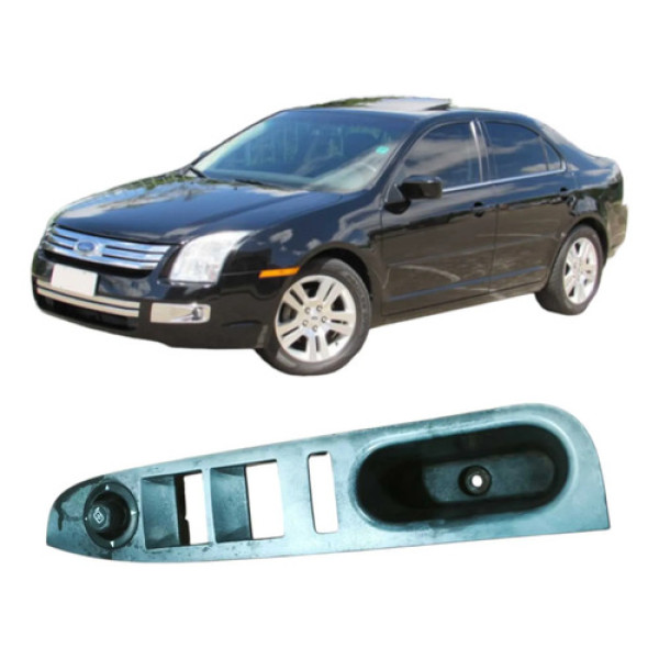 Moldura Botão Vidro Dianteiro Esquerdo Ford Fusion 2006 