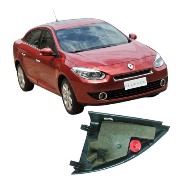 Moldura Interna Retrovisor Direito Renault Fluence 2014 Branco
