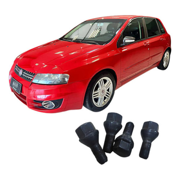 Jogo 4 Parafusos De Roda Fiat Stilo 2009 Original