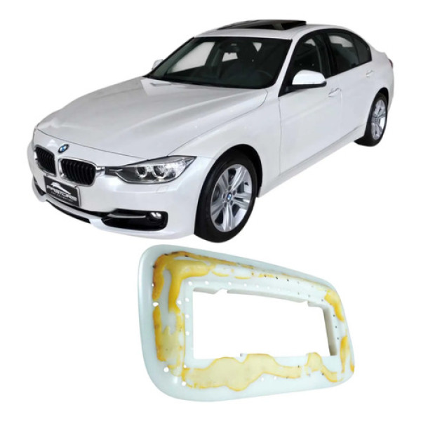 Suporte Capa Painel Bmw 320i 2015 2.0 Original Branco Listras