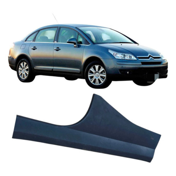 Soleira Traseira Esquerda Citroën C4 2008 9681787777 Preto