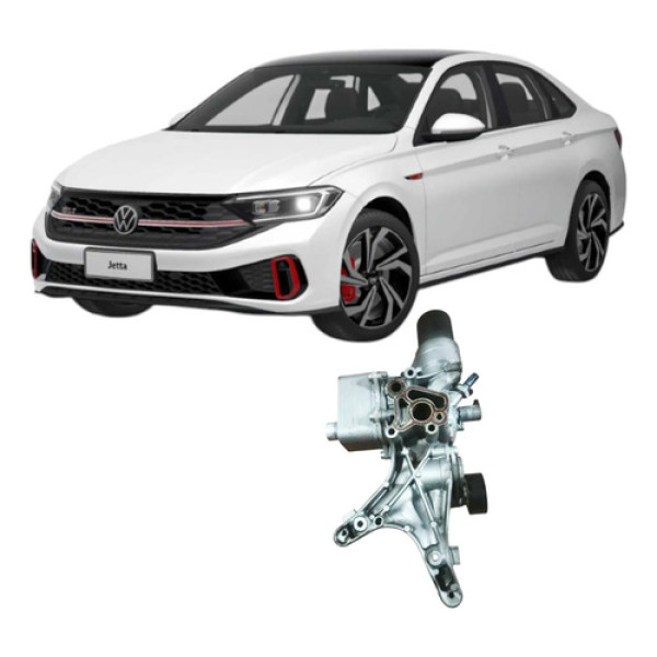 Suporte Filtro Oleo Motor Vw Jetta 2023 2.0 Gli 06l903143