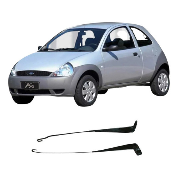 Par Limpador Dianteiro Ford Ka 2005 1.0  Original 97kg17527 Esquerdo