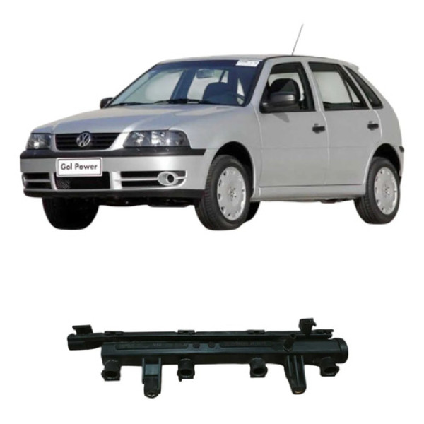 Flauta Bico Injetor Volkswagen Gol 2003 1.0 030133319