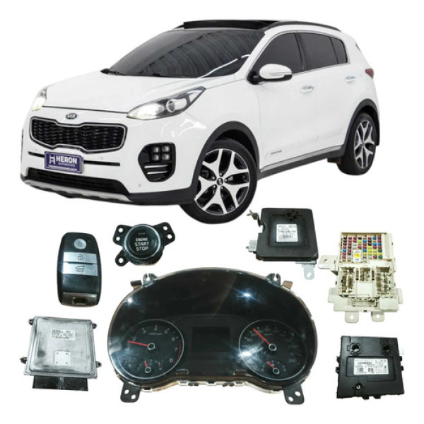 Kit Modulo Injeção Code Sportage 2018 2.0 Flex A2c9909240001