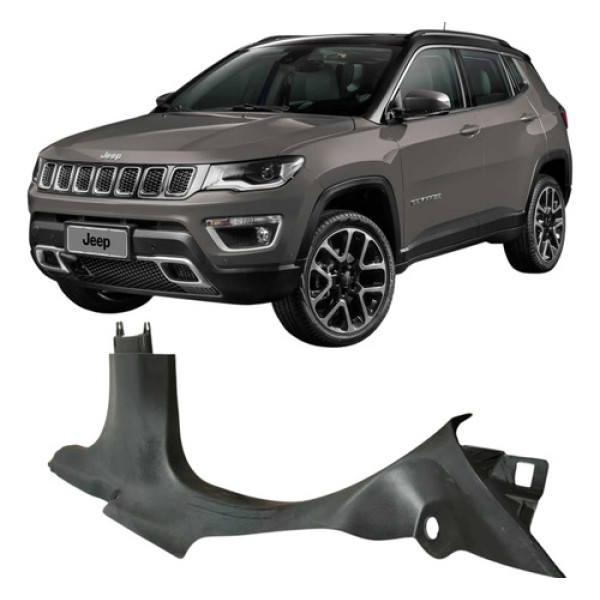 Soleira Coluna Central Direito Jeep Compass 2020 609402300 Preto