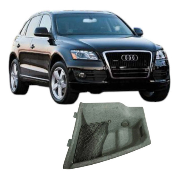Acabamento Lateral Direito Porta Mala Audi Q5 2012 Original Cinza