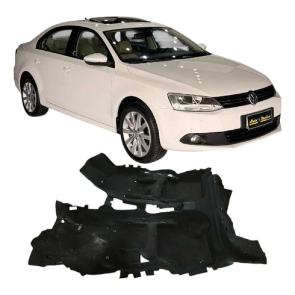 Carpete Assoalho Volkswagen Jetta 2013 2.0 Original Preto