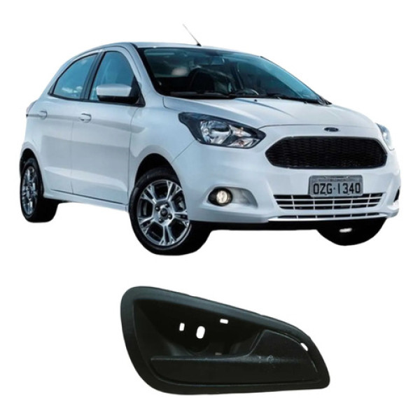 Maçaneta Dianteira Direita Ford Ka 2015 E3b5a22660 Original Preto Dianteira