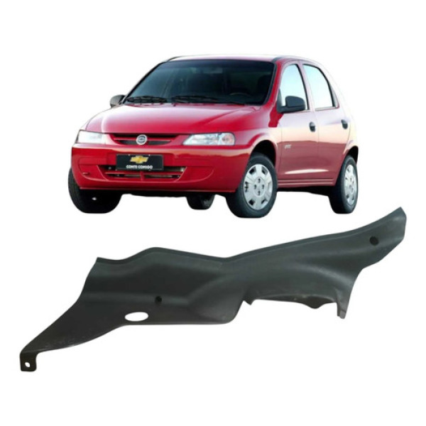 Acabamento Traseiro Direito Soleira Gm Celta 2001/2005 Preto