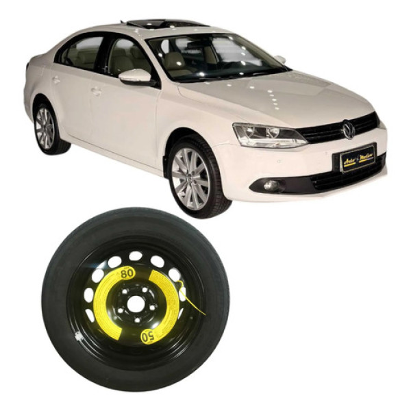 Roda Ferro Aro 17 5furos Volkswagen Jetta 2013 2.0 Original Preto