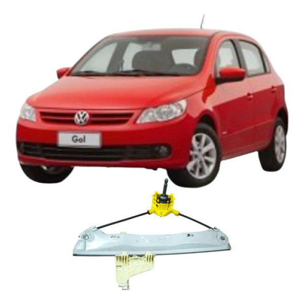 Maquina Vidro Traseiro Esquerdo Volkswagen Gol 2009 Original