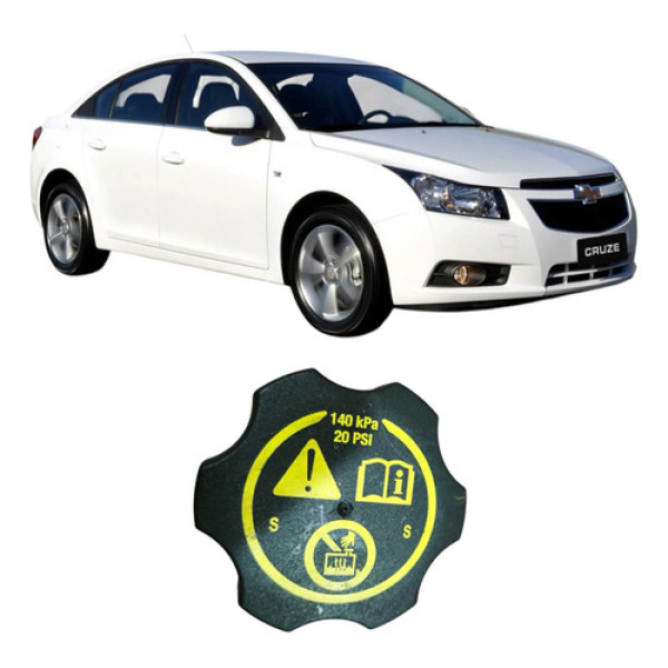 Tampa Reservatório Radiador Gm Cruze Sedan 2013 1.8 Original