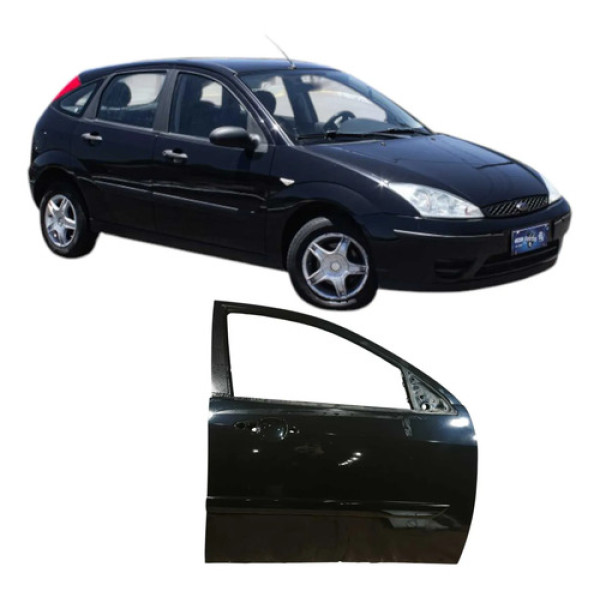 Porta Dianteira Direita Ford Focus 2009 1.6 Original Dianteira Direito Preto