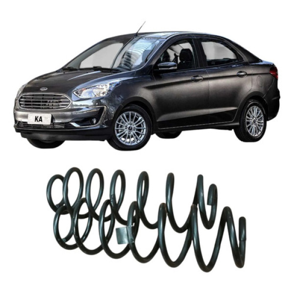 Par De Mola Traseira Ford Ka 2020 1.0 3c Original