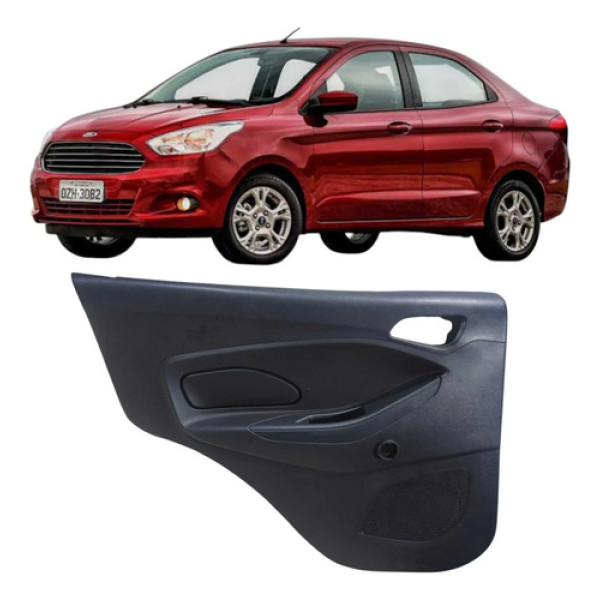 Forro Porta Traseira Esquerda Ford Ka Se 2018 E3b5a27407 Preto