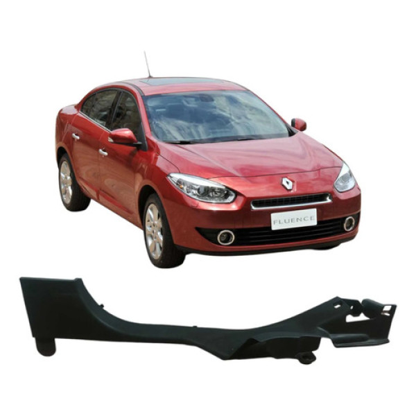Soleira Traseira Direita Fluence 2014 769537982 Original Preto