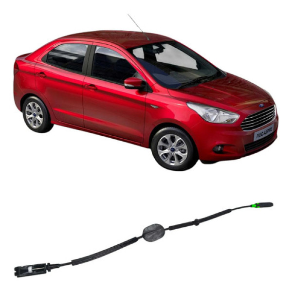 Cabo Fechadura Dianteira Esquerda Ford Ka 1.0 3c 2018  Preto