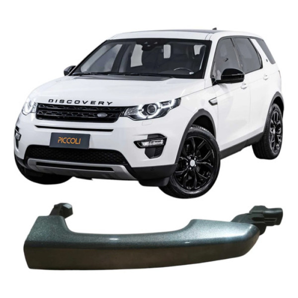 Maçaneta Porta Dianteira Esquerda Discovery Sport 2018 Cinza Dianteira