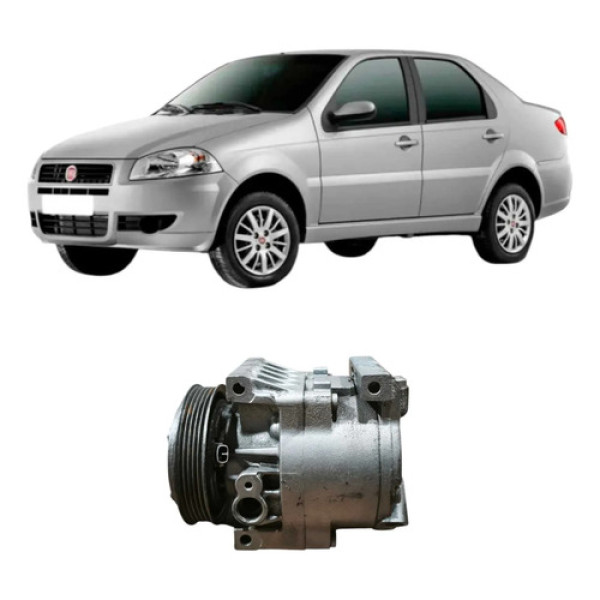 Compressor Ar Condicionado Fiat Siena 2002 1.0 Original