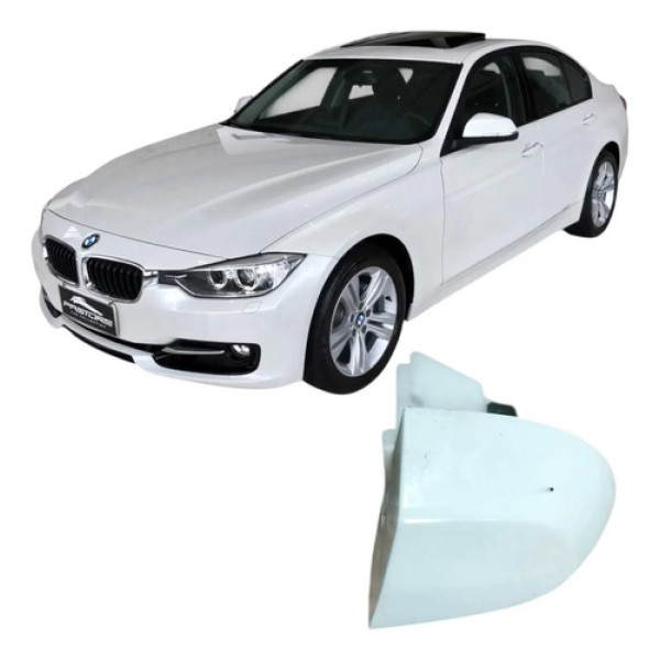 Acabamento Maçaneta Traseira Esquerda Bmw 320i 2.0 Original Branco Traseira