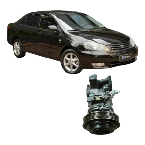 Compressor Ar Condicionado  Corolla 2004 1.8 Automático