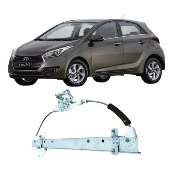 Maquina Vidro Traseiro Esquerdo Hyundai Hb20 2016 Original