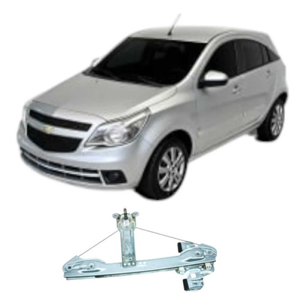 Maquina Vidro Traseira Direita Chevrolet Agile 2011 Original