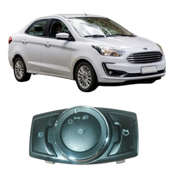 Botão Interruptor Do Farol Ford Ka 1.5 3c E3b513a024 Preto