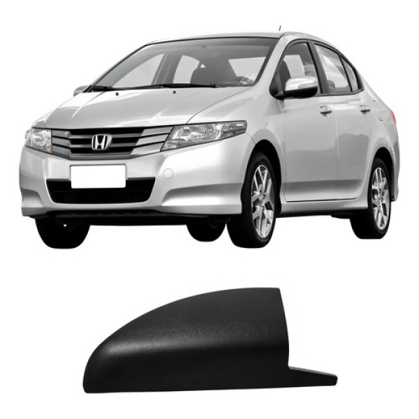Moldura Interna Retrovisor Esquerda Honda City 2011 76270tm6 Preto
