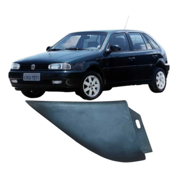 Moldura Interna Retrovisor Esquerda Volkswagen Gol 1999 Preto