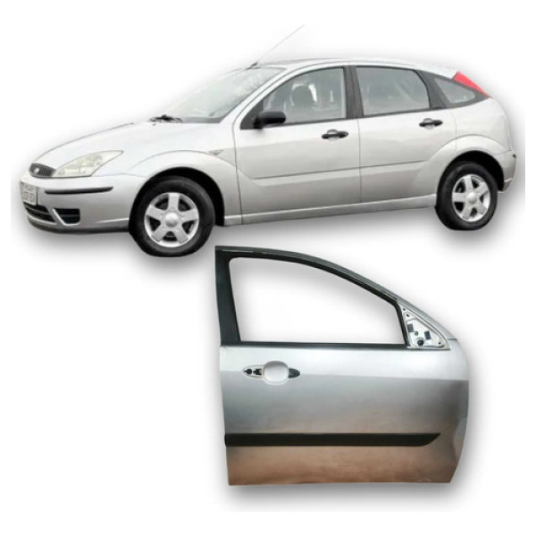 Porta Dianteira Direita Ford Focus 2008 1.6 Original  Dianteira Direito Prata