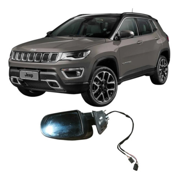 Retrovisor Elétrico Direito Jeep Compass 2020 Original