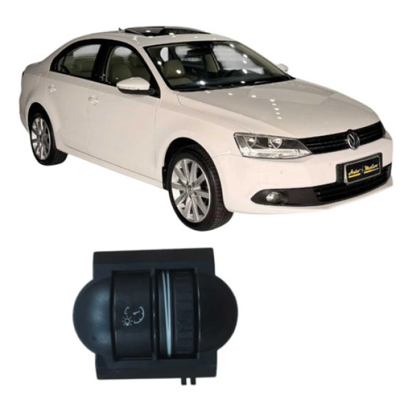 Controle Regulagem Luz Painel Vw Jetta 2013 2.0 1k0941334 Preto