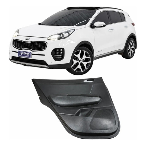 Forro Porta Traseira Esquerda Kia Sportage 2018 2.0 Original