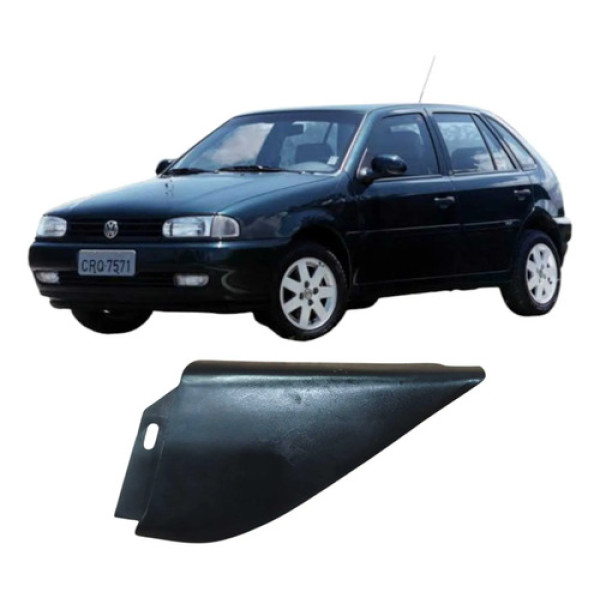 Moldura Retrovisor Esquerdo Volkswagen Gol 1999 1.0 Original Preto