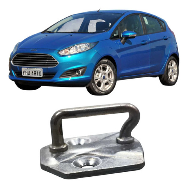 Batente Porta Esquerda Direita Ford Fiesta 2014 A 2018 Prateado