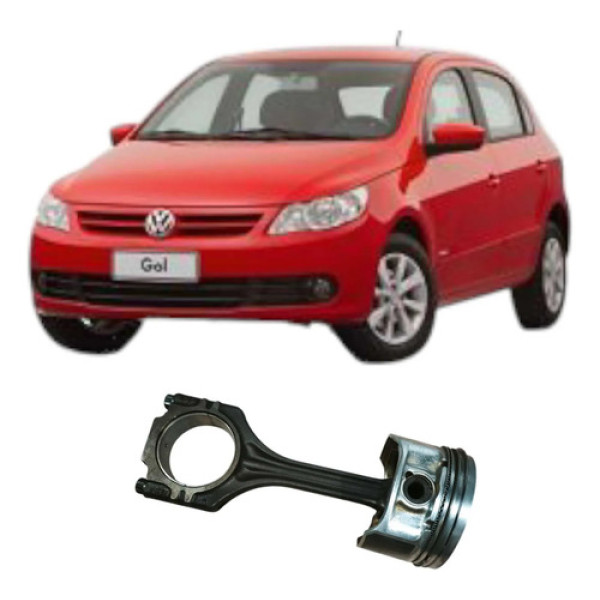 Pistão Com Biela Volkswagen Gol 1.6 8v 2009 032aa