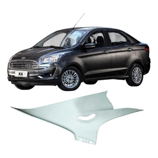 Acabamento Coluna Traseira Esquerda Ka 2020 1.0 3c Original
