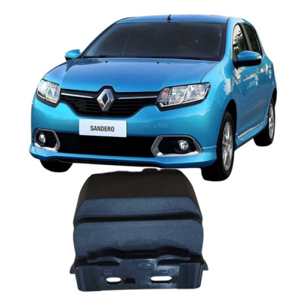 Botão Falso Painel Renault Sandero 2017 684920647r Preto Listras