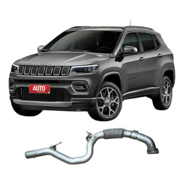 Tubo Escapamento Flexivel Jeep Compass 2020 2.0 Original