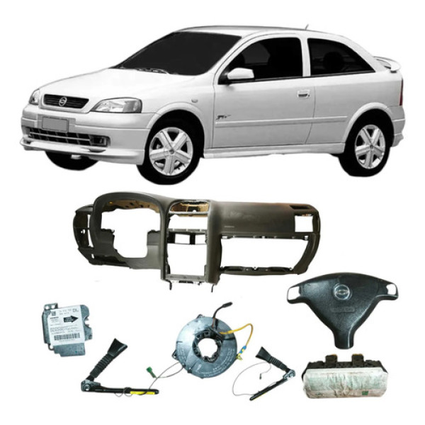 Kit Airbag Chevrolet Astra 2002 2.0 24416703 Original  Preto