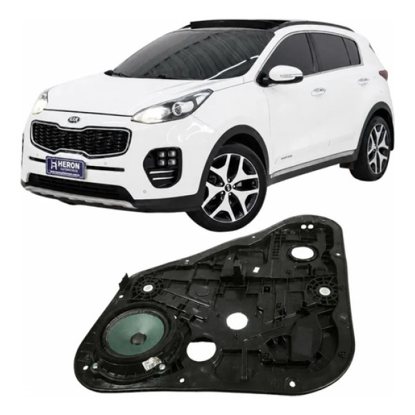 Maquina Porta Traseira Esquerda Sportage 2018 2.0 Original