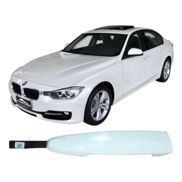 Maçaneta Porta Dianteira Esquerda Bmw 320i 2.0 Original Branco Dianteira