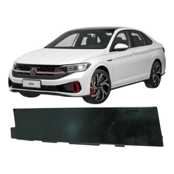 Acabamento Esq Porta Traseira Jetta Gli 2.0 2023 17a839901 Preto