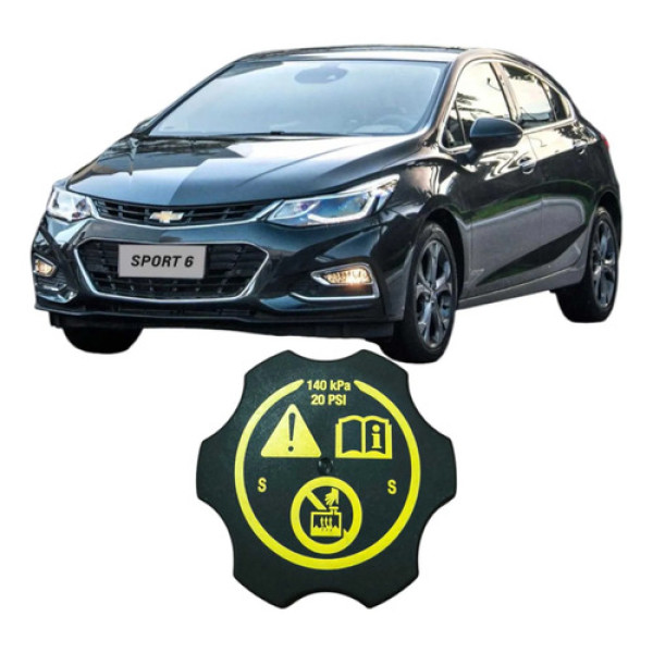 Tampa Reservatório Radiador Chevrolet Cruze 2018 13502353